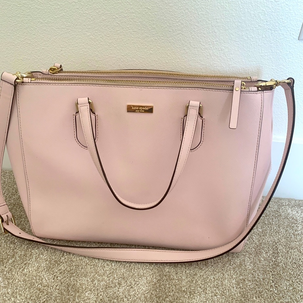 Blush pink Kate Spade purse